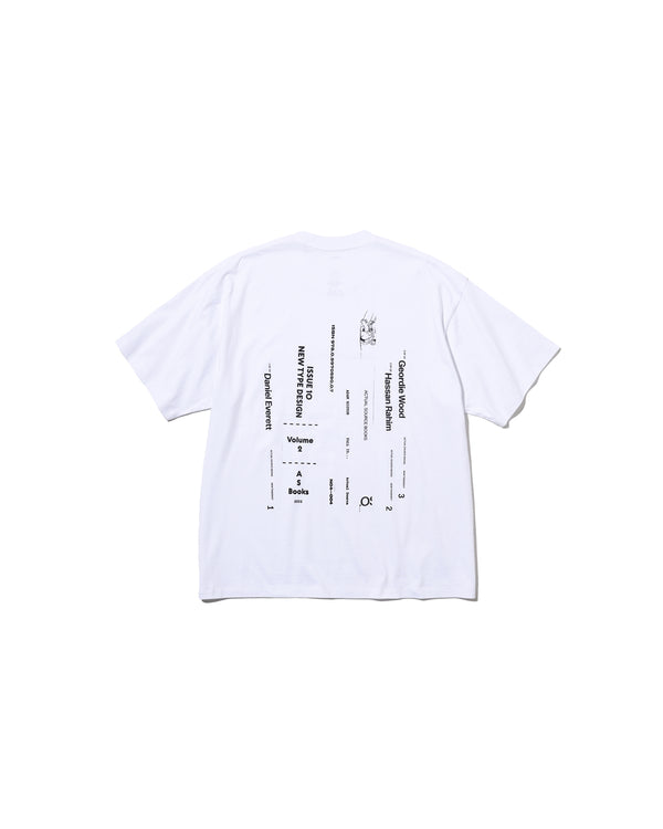 Fresh Service / AS×FS CORPORATE S/S TEE “BOOK STACK” - WHITE