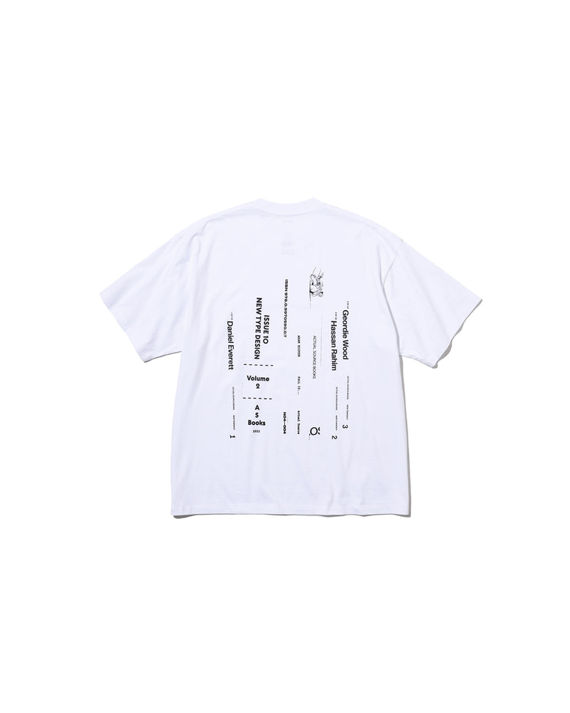 Fresh Service / AS×FS CORPORATE S/S TEE “BOOK STACK” - WHITE