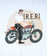 Riding Equipment Research /Illustration Tee / Adam Nickel - White