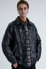 White Mountaineering /LEATHER COACH JACKET - WM2573214