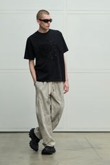 MISHKA / KEEP WATCH　Raised Emb  S/S Tee - Black