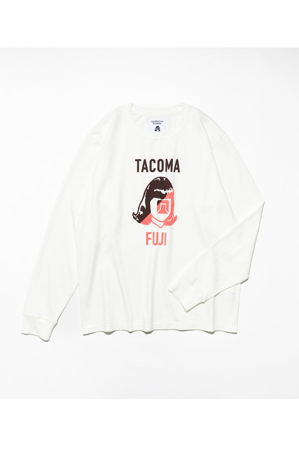 TACOMA FUJI RECORDS / TACOMA FUJI HW LOGO LS - BrownxPinkxWhite