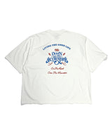 Down On The Corner / S/S D.S. Tee "Living The Good Life" - White