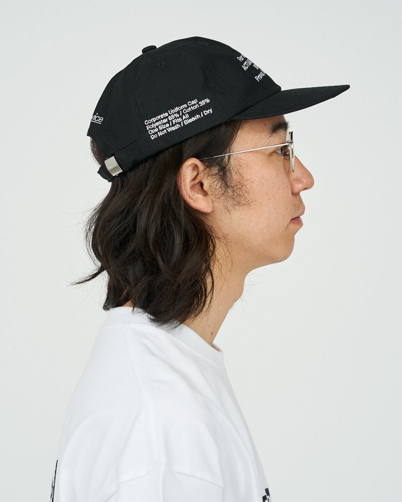 Fresh Service / AS×FS ALL CORPORATE CAP "ADDRESS" - BLACK