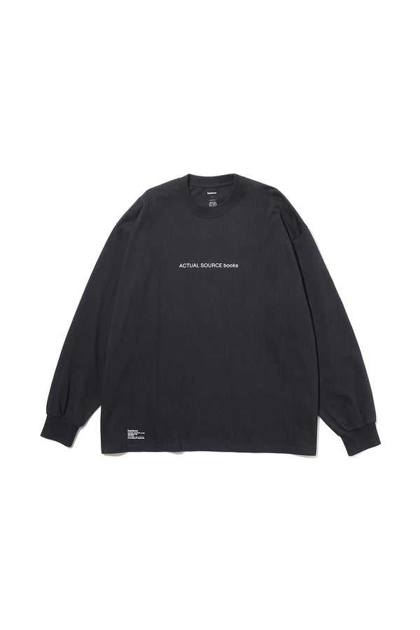 Fresh Service / AS×FS CORPORATE L/S TEE “BOOK STACK” - BLACK