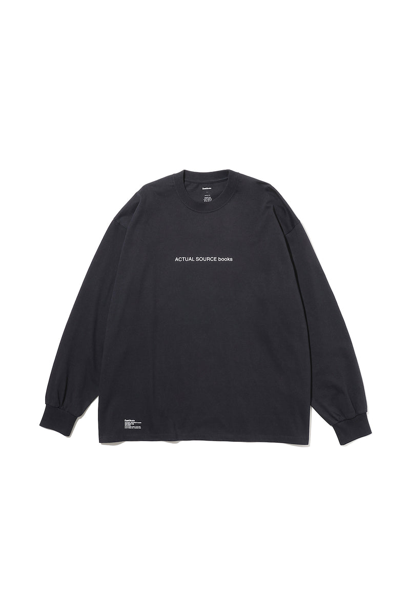 Fresh Service / AS×FS CORPORATE L/S TEE “BOOK STACK” - BLACK