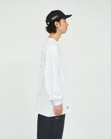 Fresh Service / AS×FS CORPORATE L/S TEE “A-SERIES” - WHITE