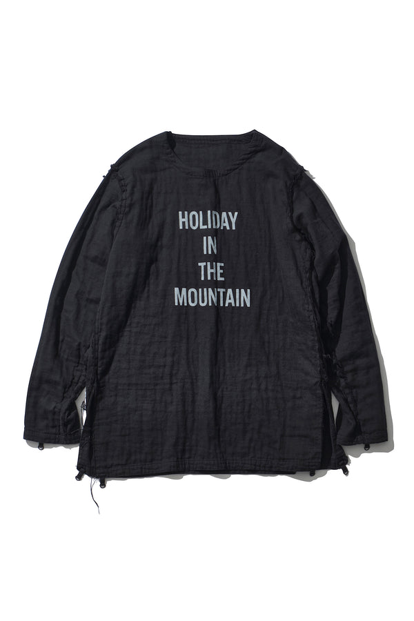 Mountain Research / Gauze Muslin Shirt - Black