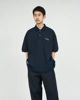 Fresh Service /  DRY PIQUE JERSEY POLO "DISPATCH" - Navy