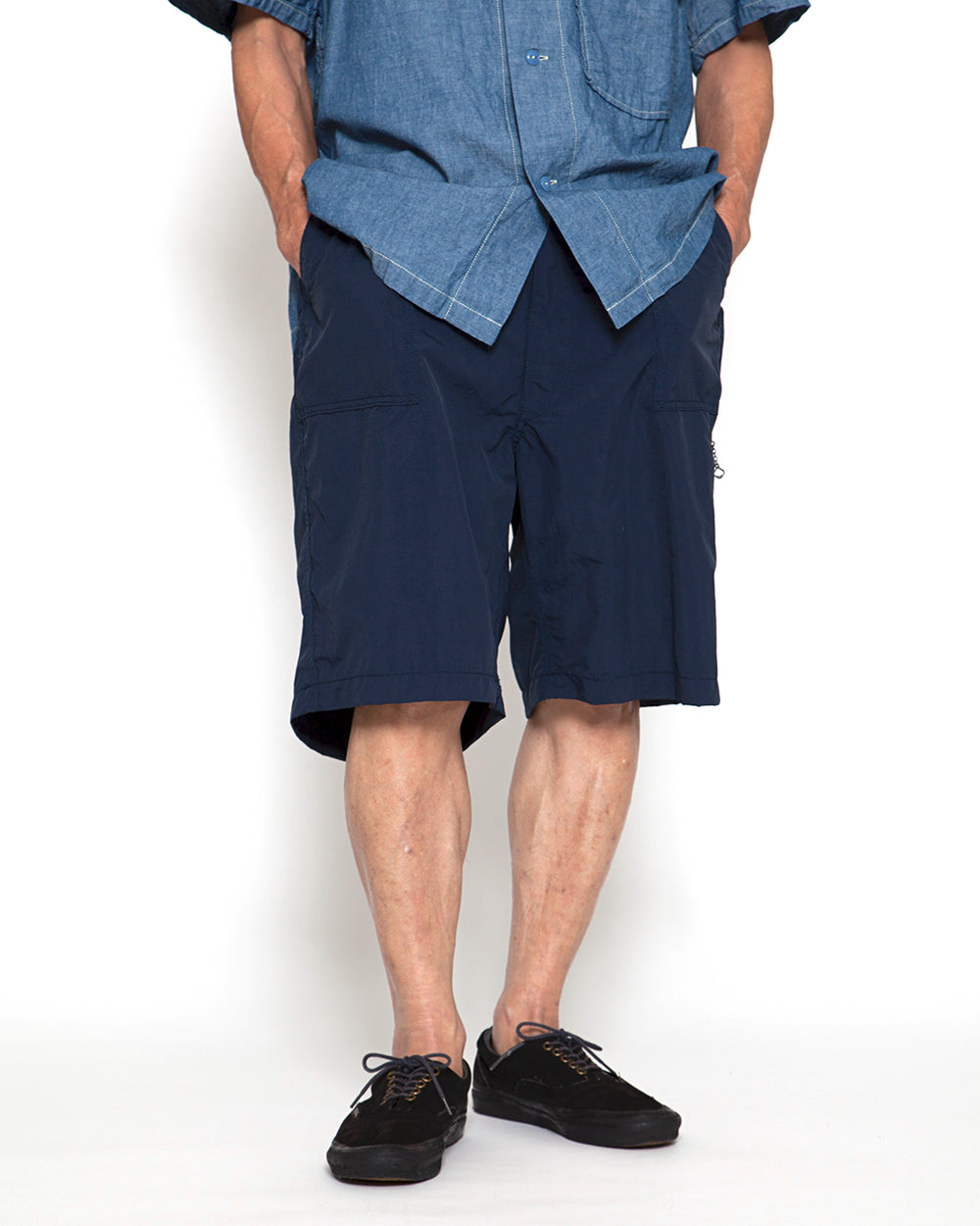 CORONA / UTILITY EASY SHORT SLACKS - Navy – redtriangle