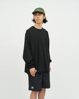 Fresh Service /  FRIEND EDITIONS CORPORATE US TEE"NYC x TYO" - BLACK
