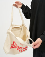 Fresh Service / FRIEND EDITIONS CANVAS ZIP TOTE BAG - NATURAL