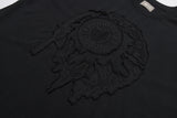 MISHKA / KEEP WATCH　Appliqué　S/S Tee - Black