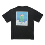 Hombre Nino / S/S PRINT TEE (CREAM SODA) - Black