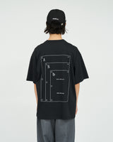 Fresh Service / AS×FS CORPORATE S/S TEE “A-SERIES” - BLACK