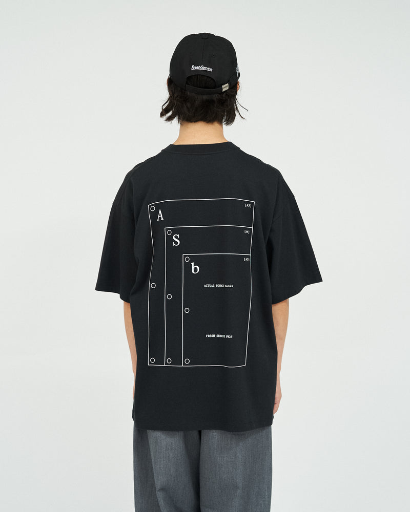 Fresh Service / AS×FS CORPORATE S/S TEE “A-SERIES” - BLACK