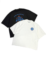 Down On The Corner / S/S D.S. Tee "Living The Good Life" - White