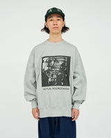 Fresh Service / AS×FS LIGHT OZ CREW NECK "LITHOGRAPH" - H.GRAY