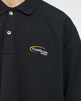Fresh Service /  DRY PIQUE JERSEY POLO "DISPATCH" - Black
