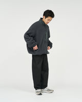 Fresh Service / HEAVY FLEECE ZIP-UP JACKET - Gray