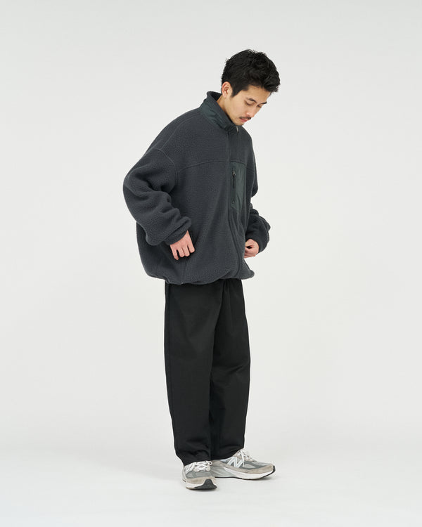 Fresh Service / HEAVY FLEECE ZIP-UP JACKET - Gray