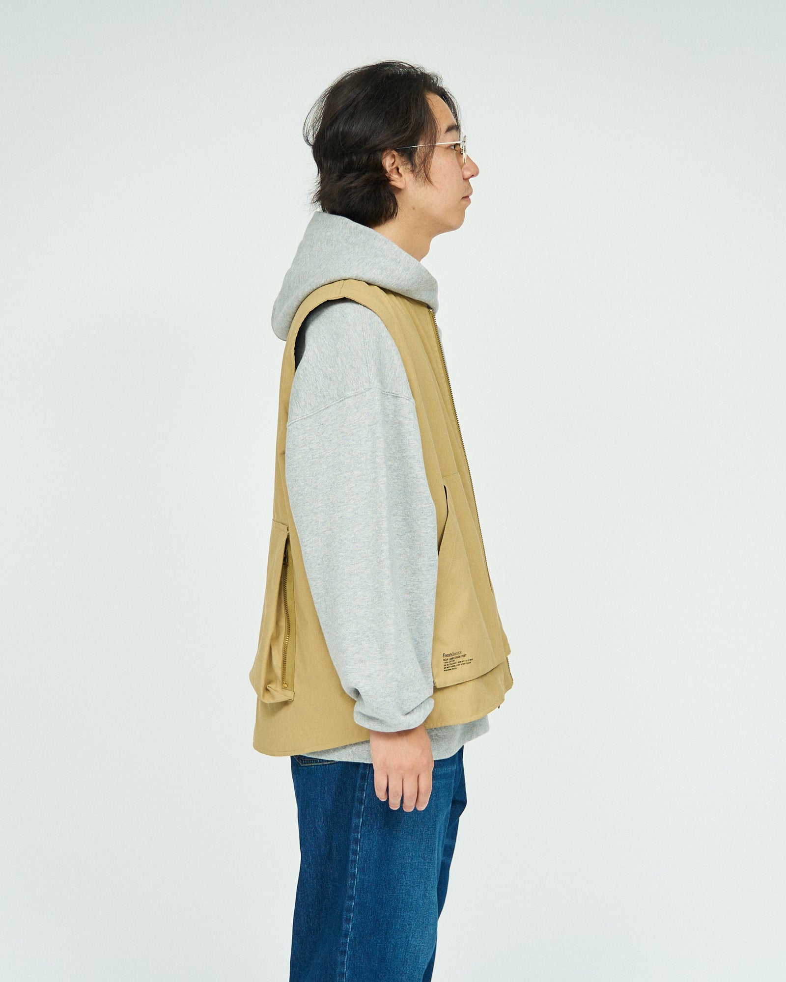 FreshService / Boa Lined Duck Vest - Beige – redtriangle