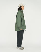 Fresh Service / Back Satin Field Jacket - Green