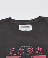 Mountain Research / Damage Tee - Fade Black (H.D.T.)