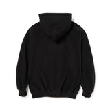 TRIBE WEAR /NOT BASIC FLEECE HOODIE - BLACK