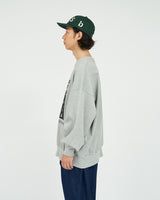 Fresh Service / AS×FS LIGHT OZ CREW NECK "LITHOGRAPH" - H.GRAY