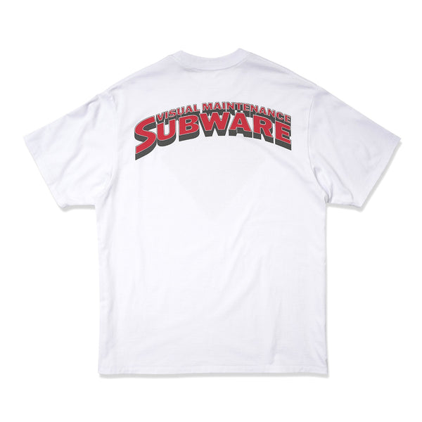 SUBWARE  / SUBWARE SHORT SLEEVE TEE - WHITE