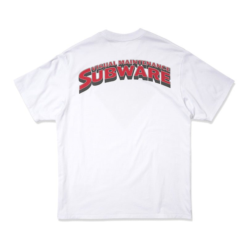 SUBWARE  / SUBWARE SHORT SLEEVE TEE - WHITE