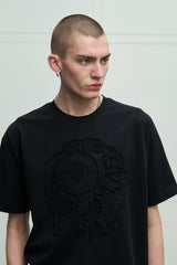 MISHKA / KEEP WATCH　Appliqué　S/S Tee - Black