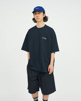 Fresh Service /  DRY PIQUE JERSEY CREW NECK "DISPATCH" - Navy