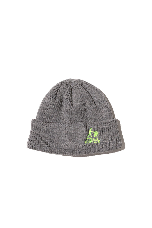 Fresh Service / THERMAL RIB KNIT WATCH CAP - GRAY