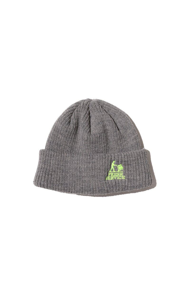 Fresh Service / THERMAL RIB KNIT WATCH CAP - GRAY