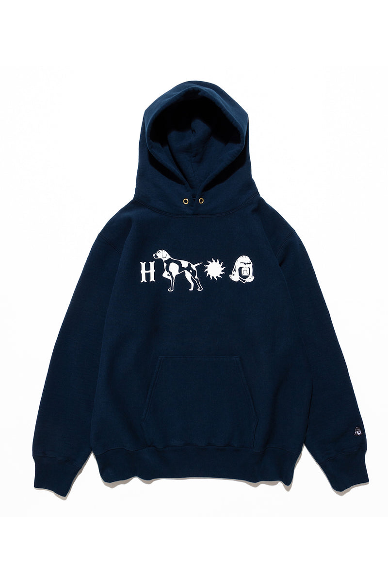 DANNER×TACOMA FUJI RECORDS /  HUNTING DOG  HOODIE designed by Jerry UKAI