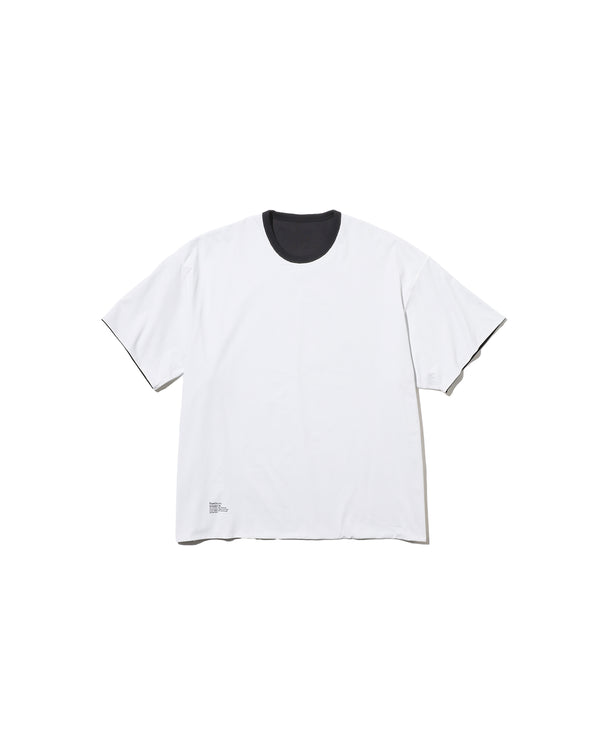 Fresh Service / REVERSIBLE  S/S TEE  - BLACK