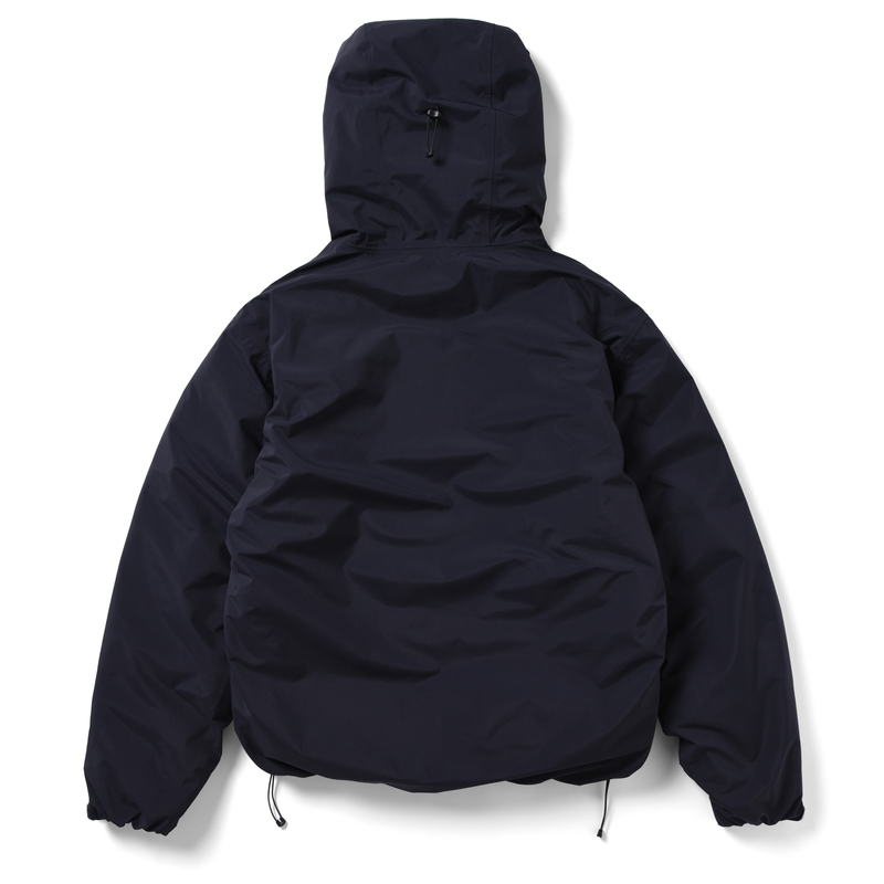 ES.1 / 3lyr down Hoodie - Navy