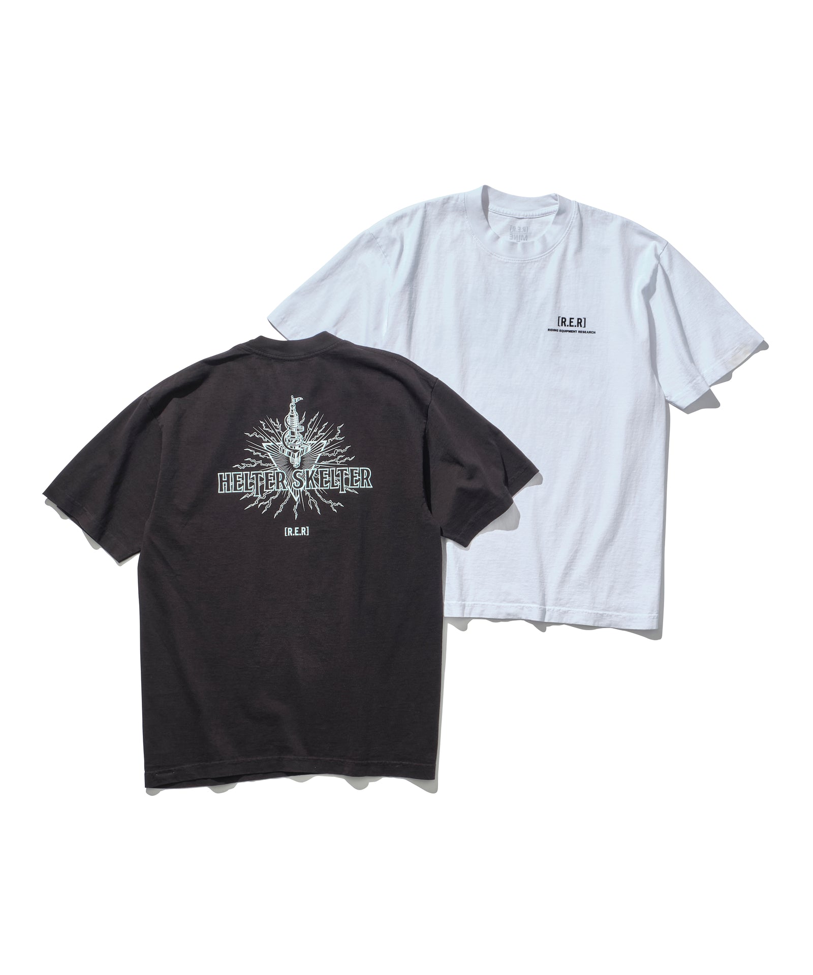 Riding Equipment Research / Logo Tee (MINE) - RER187/WHT – redtriangle