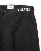 CORONA /  AGGRESSOR SLACKS / Black w/ Bio-wash