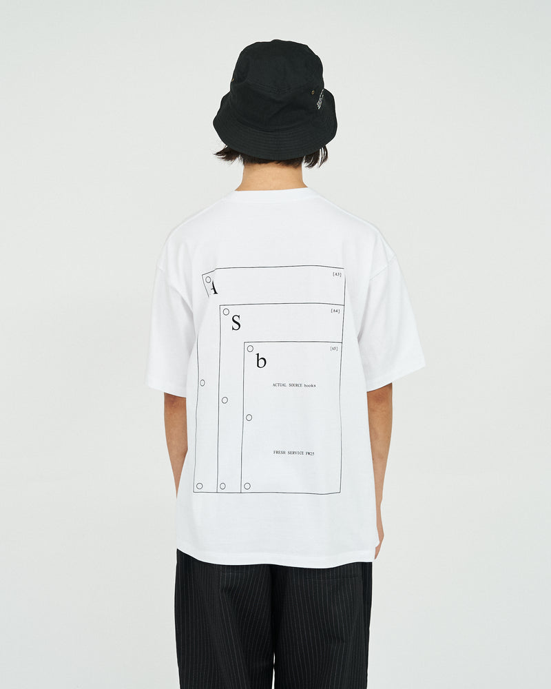 Fresh Service / AS×FS CORPORATE S/S TEE “A-SERIES” - WHITE