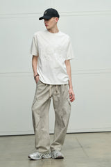 MISHKA / KEEP WATCH　Raised Emb  S/S Tee - Off-White