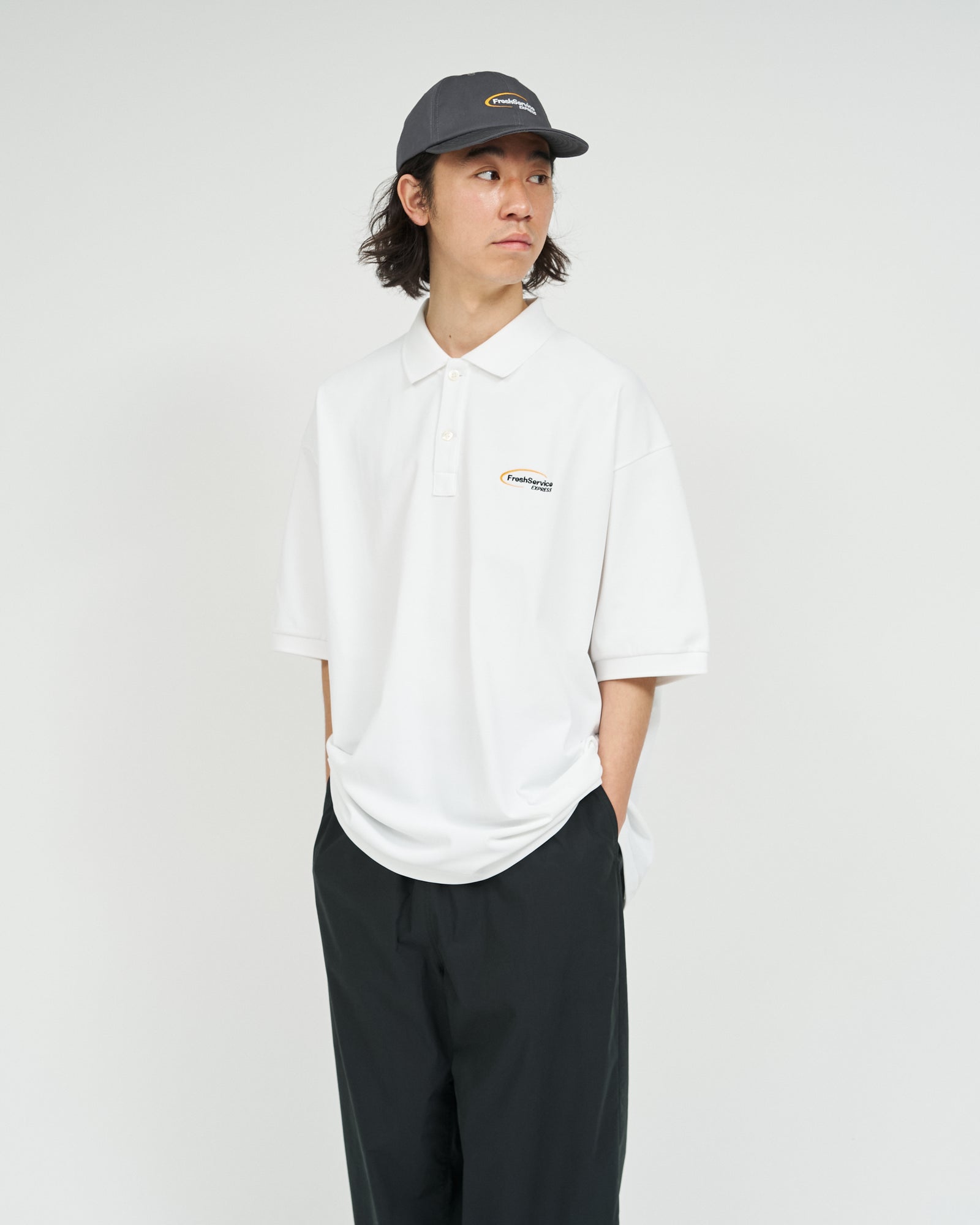 Fresh Service / DRY PIQUE JERSEY POLO 