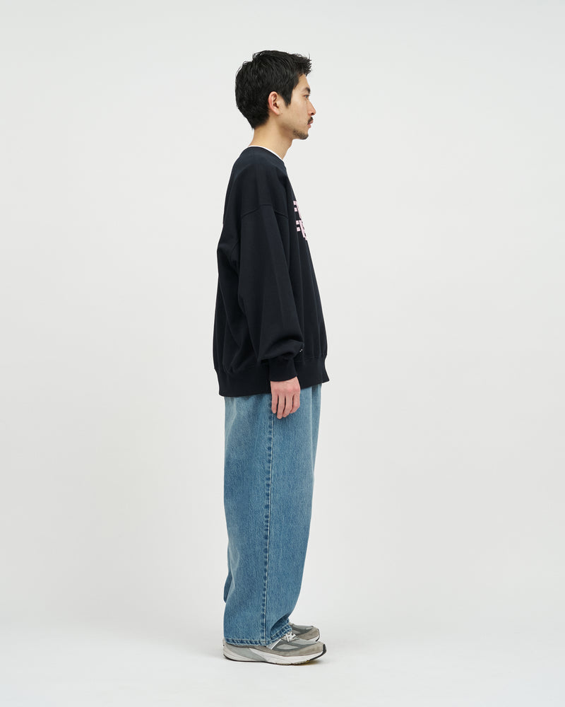 Fresh Service / FRIEND EDITIONS LIGHT OZ CREW NECK SWEAT - NAVY