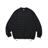 ES-U / Border LS  T-Shirt - Black Border
