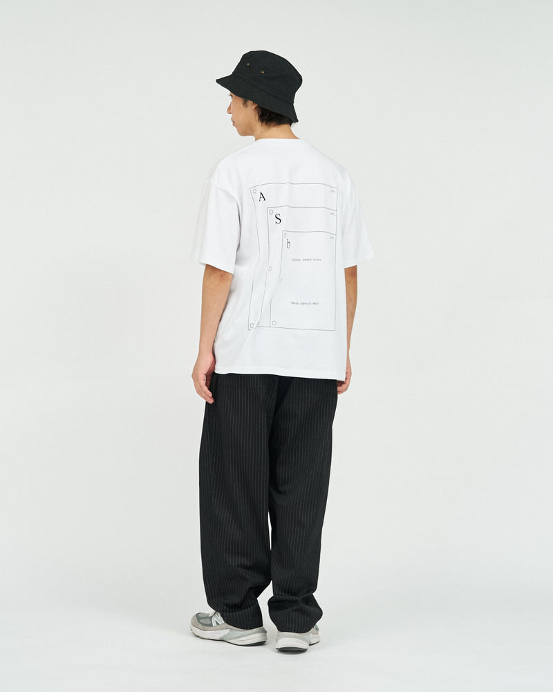 Fresh Service / AS×FS CORPORATE S/S TEE “A-SERIES” - WHITE