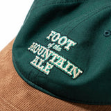 TACOMA FUJI RECORDS / FOOT OF THE MOUNTAIN ALE  LOGO CAP designed by Jerry UKAI
