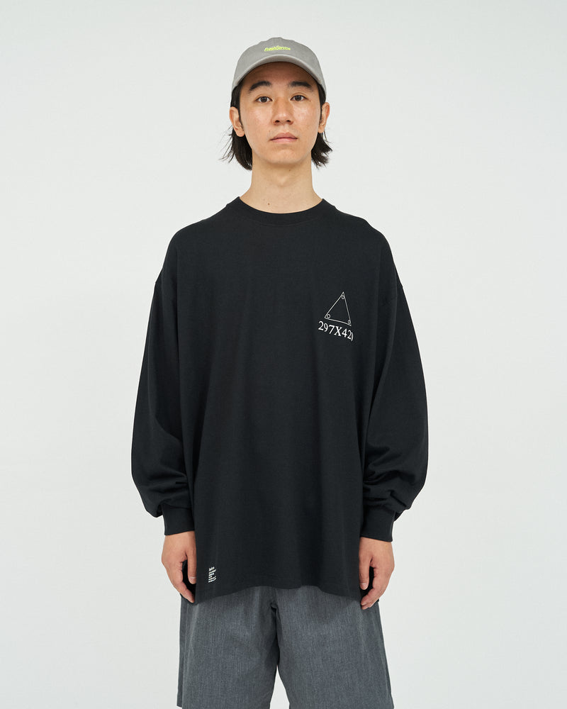 Fresh Service / AS×FS CORPORATE L/S TEE “A-SERIES” - BLACK