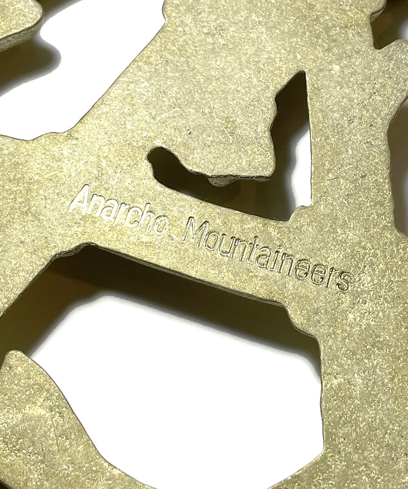 Mountain Research / Brass Ornament